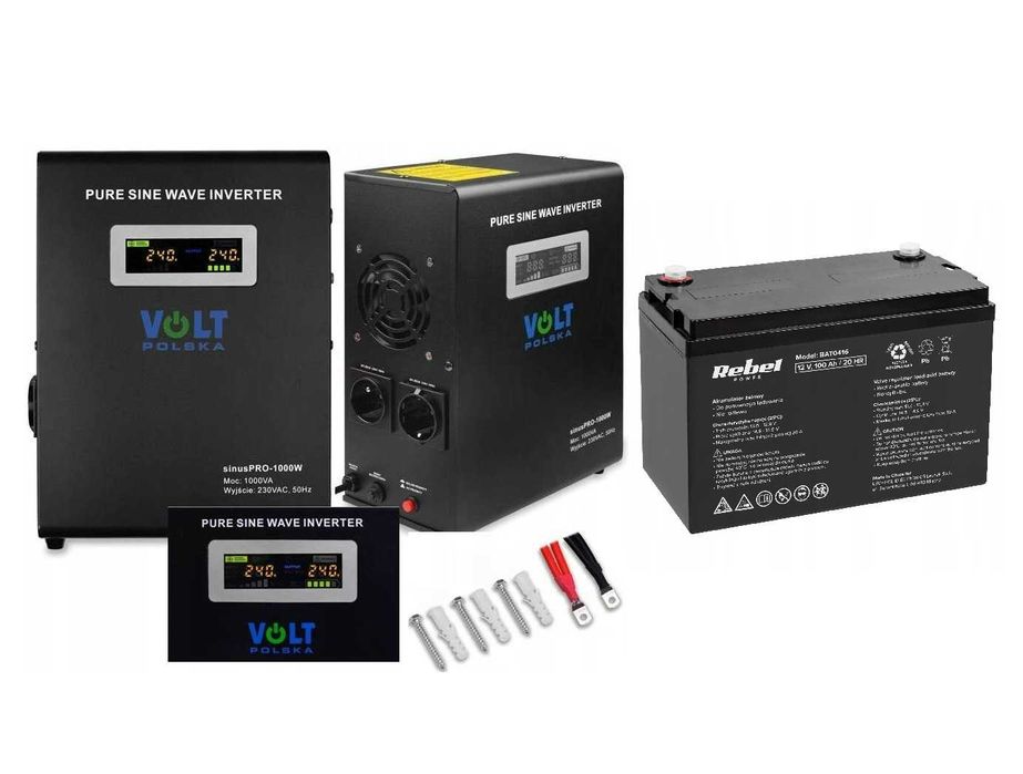 Інвертор 1000W Volt Polska ДЖБ ИБП Преобразователь. Инвертор для котла