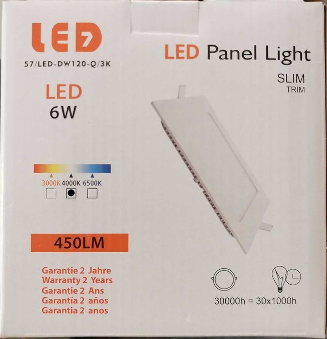 Conjunto de 28 Focos Led com Fonte de Alimentação de Embutir