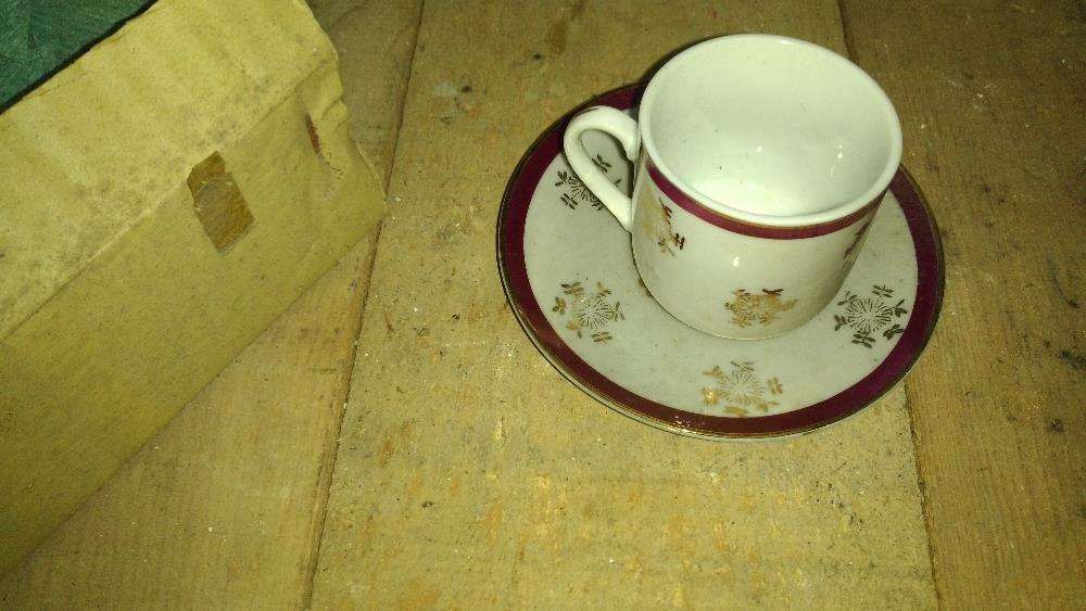 Conjunto de 6 chavenas vermelhas Novo