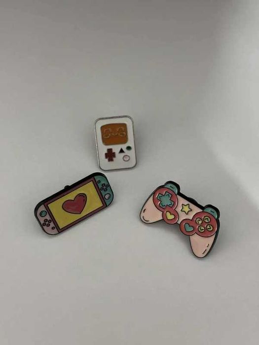 Przypinka pin broszka badge gracz gamedev gamer Nintendo gameboy xbox