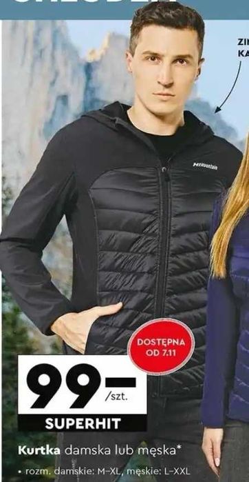 r. L Kurtka Hybrydowa HiMountain softshell Czarna