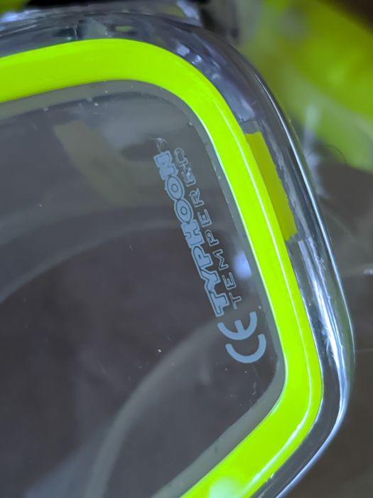 Очки Маска Трубка для плавания дайвинга для бассейна детская Typhoon