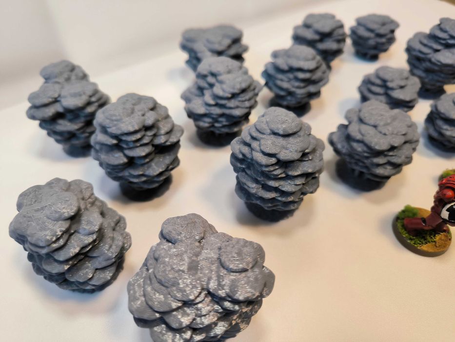 Krzew (A) Pojedyncze zestaw Diorama Makieta Model