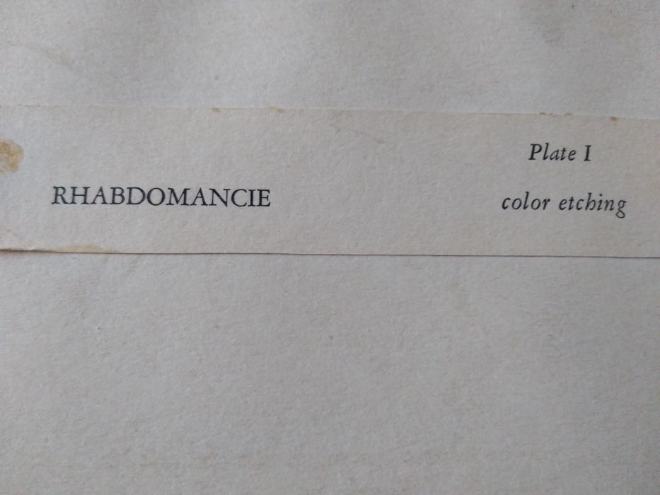 Yves Tanguy Rhabdomancie 1947r