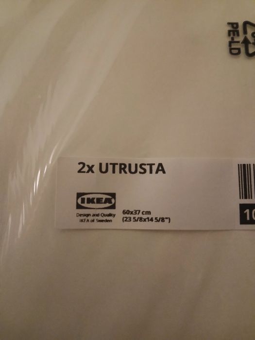 2  Utrusta ikea brancas 60X37