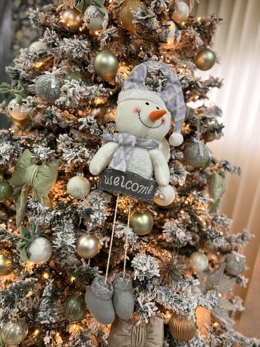 Enfeite Natal Boneco de Neve - como novo