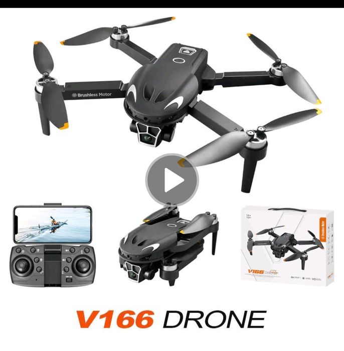 V166 Дрон dji fpv 8k професійний радіокерований