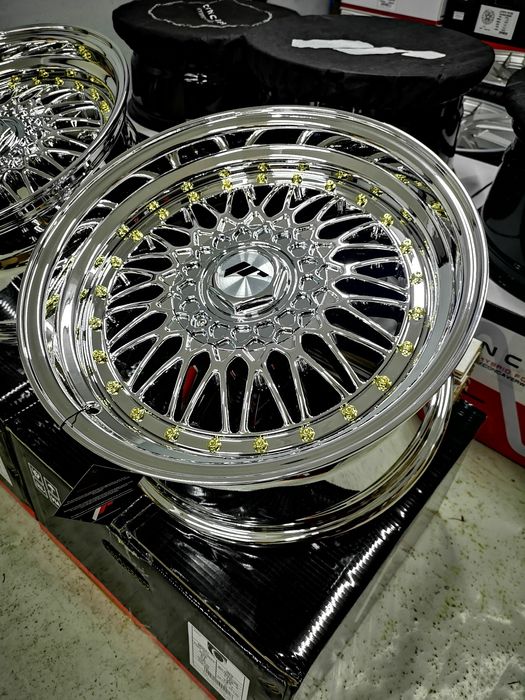 Felgi JR9 BBS RS 17" 7,5J 8,5J 10J 4x100 5x120 5x112 BMW E30 E36 Chrom