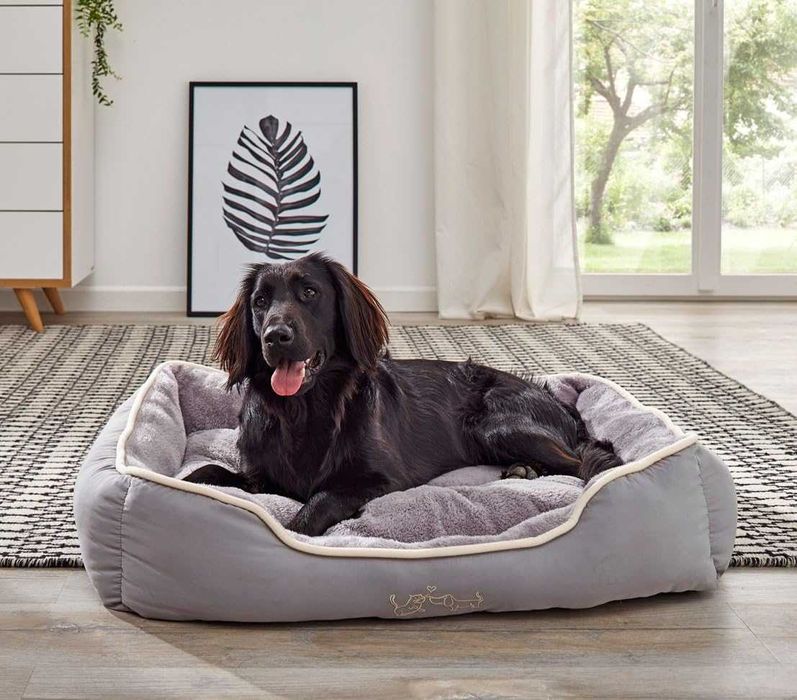 Legowisko dla Psa i kota 47x37 cm, Dehner Sammy,47x37 cm, Szare