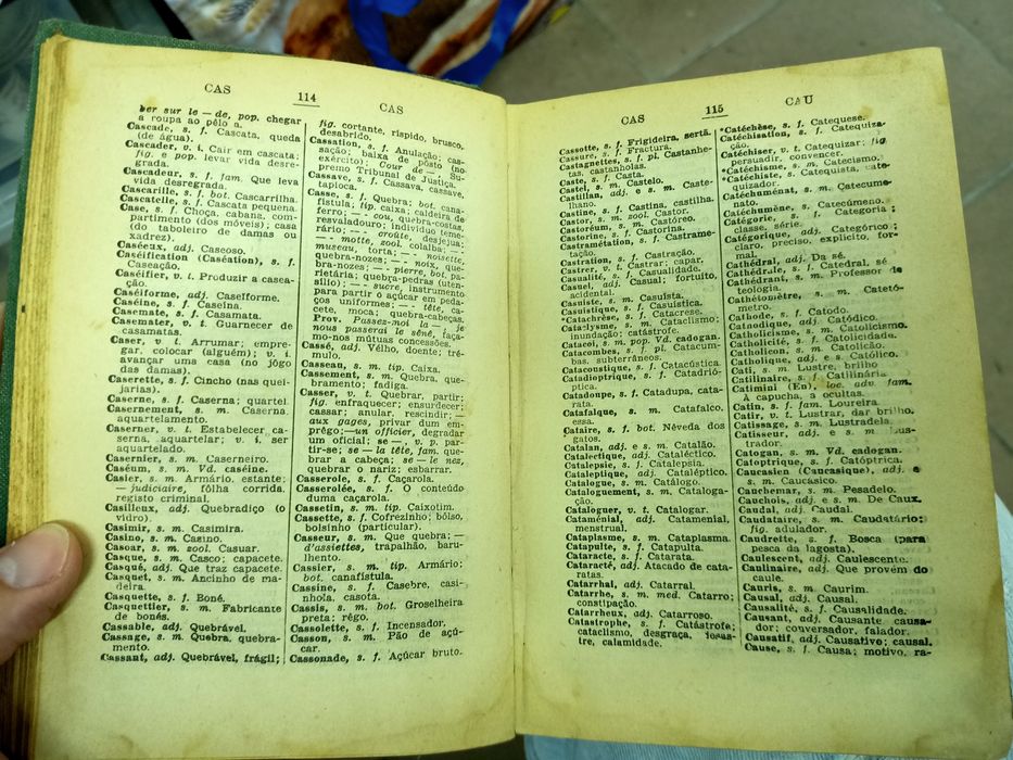 Edição antiga Dicionário Francês-Português