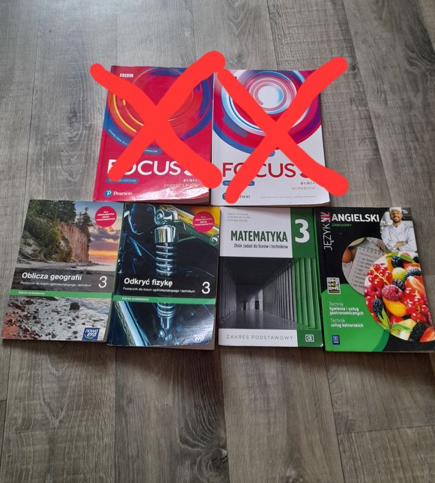 Sprzedam książki do liceum lub technikum
