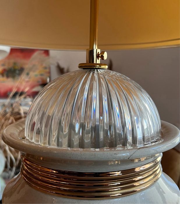 Olbrzymia lampa stołowa Sigma Elle Due. Wlochy lata 80-te