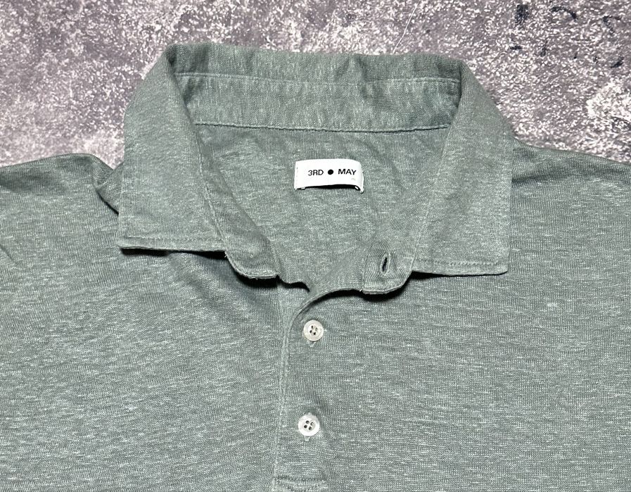 Лляне поло 3RD • MAY, оригінал, XL