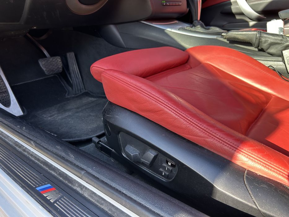 Bmw 120d e82– M-pakiet—CZERWONY ŚRODEK-automat-serwis ASO-Navi-