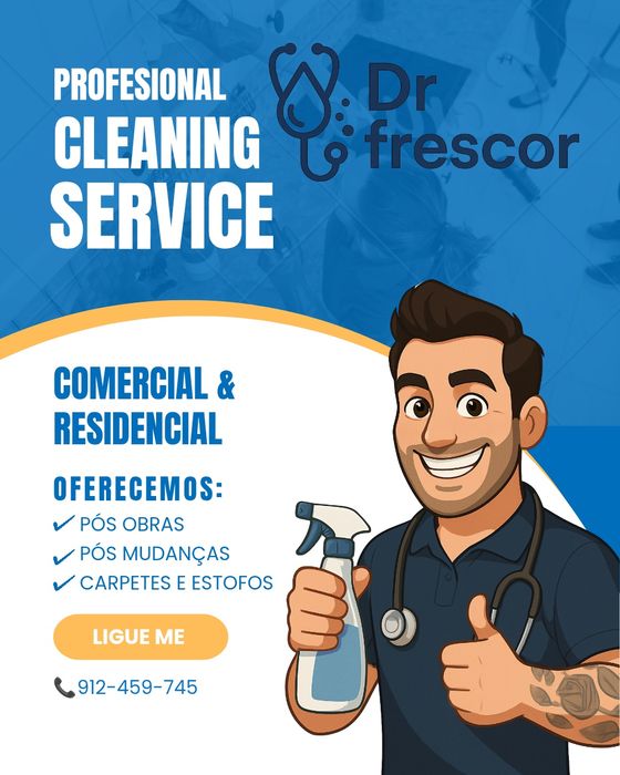 Dr Frescor limpeza profissional comercial e residencial