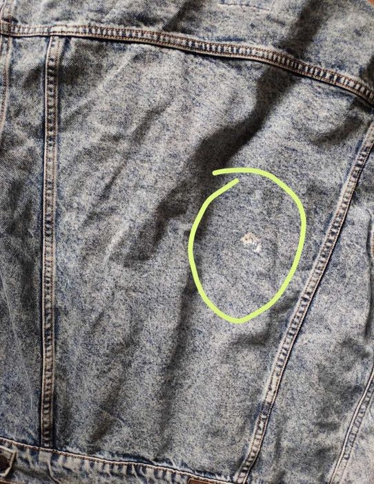 Jeansowa kurtka Bershka