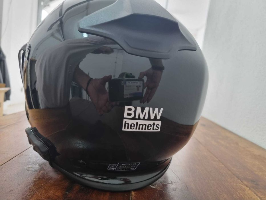 Capacetes BMW com coluna e microfone