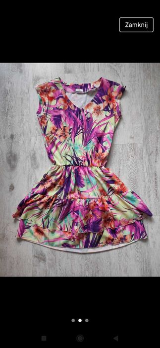 Kolorowa sukienka