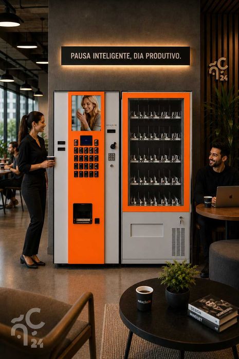 Equipamentos de VENDING JOFEMAR – Solução Combinada Café + Snacks