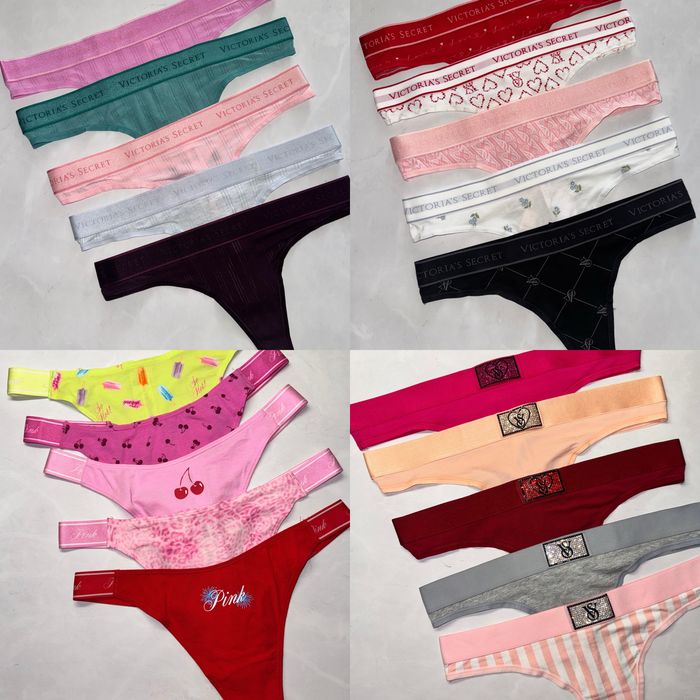 !!ОРИГІНАЛЬНІ!! Жіночі трусики, стрінги PINK / Victoria’s Secret