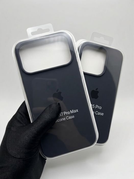 Силіконовий чохол Silicone Case з мікрофіброю для iPhone — Grey