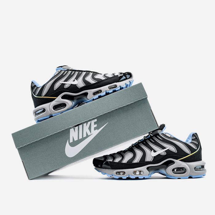 Кросівки Кроссовки Nike Air Max TN Black Grey Blue Waterproof Серый Синий Сірий Кросовки демісезон