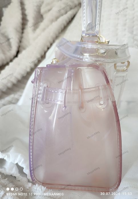 Missguided torebka damska Carli Bybel transparent bag HIT