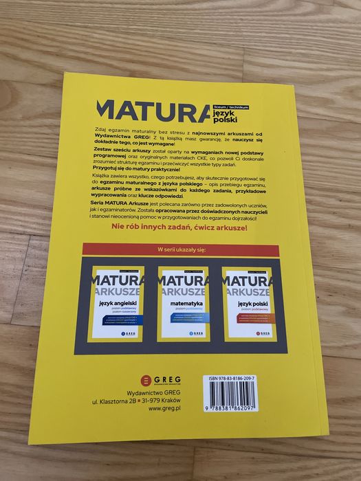 Matura arkusze język polski