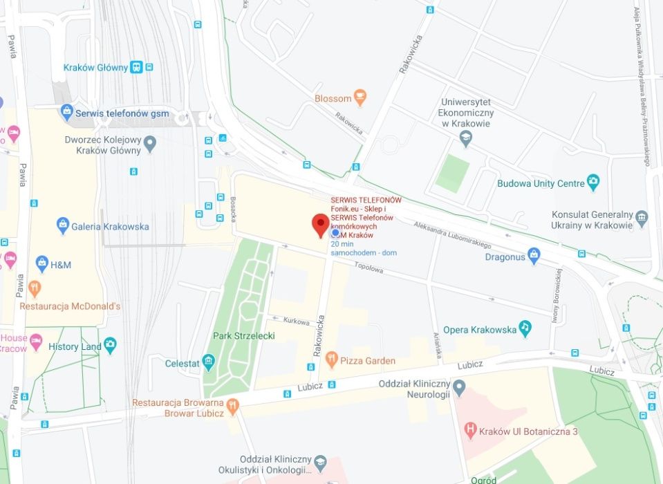 SERWIS Naprawa Telefonów Kraków FONIK.EU Rakowicka 12