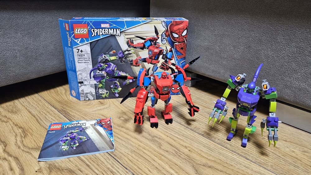 Lego Spiderman 76219, Spider-Man & Green Goblin Mech Battle