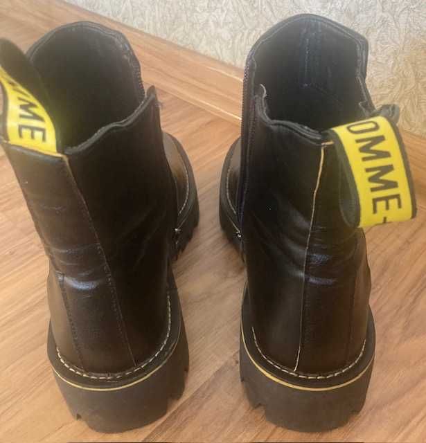 ботинки челси на флисе  39 размер