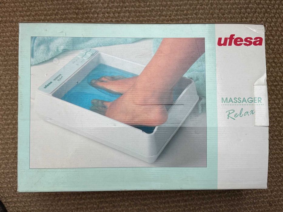 Aparelhos (2) para massagem pés, rosto e corpo