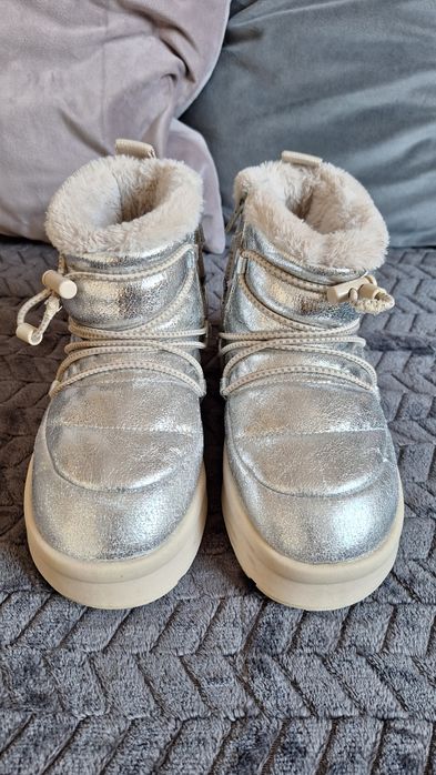 Zara 35 Sniegowce buty zimowe