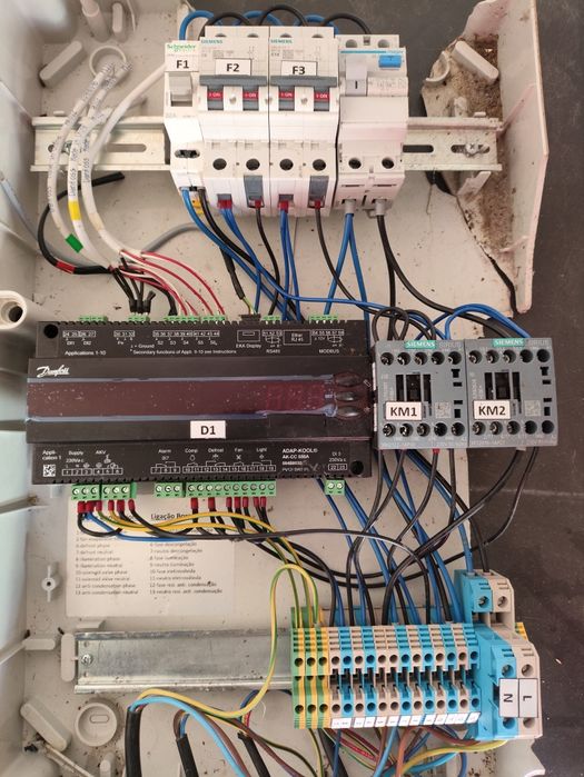 Quadro elétrico controlador Danfoss