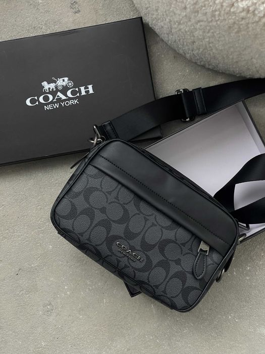 Мужская сумка Coach Graham Crossbody через плече Коуч кросс боди