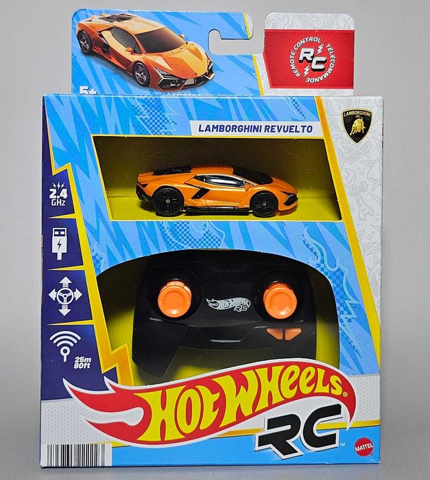 Машинка Хот Вілс Ламборгіні 1:64 на пульті управління Hot Wheels