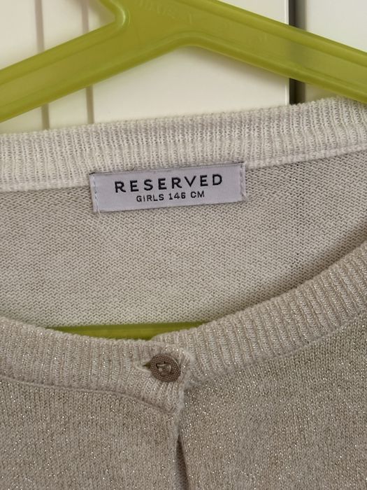 Sweterek beżowy ze złotą nitką Boze Naodzenie swieta