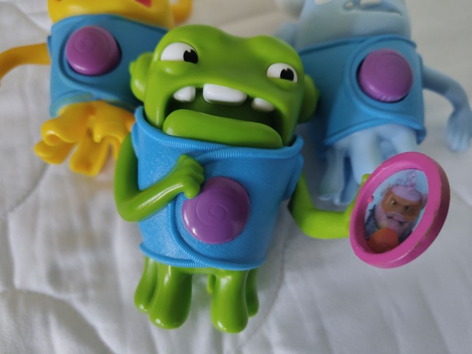Trzy figurki z happy meal Mc Donalds