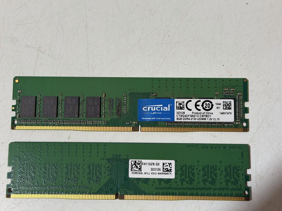 Memória RAM Crucial 8GB DDR4 2133MHz CL15 Desktop PC