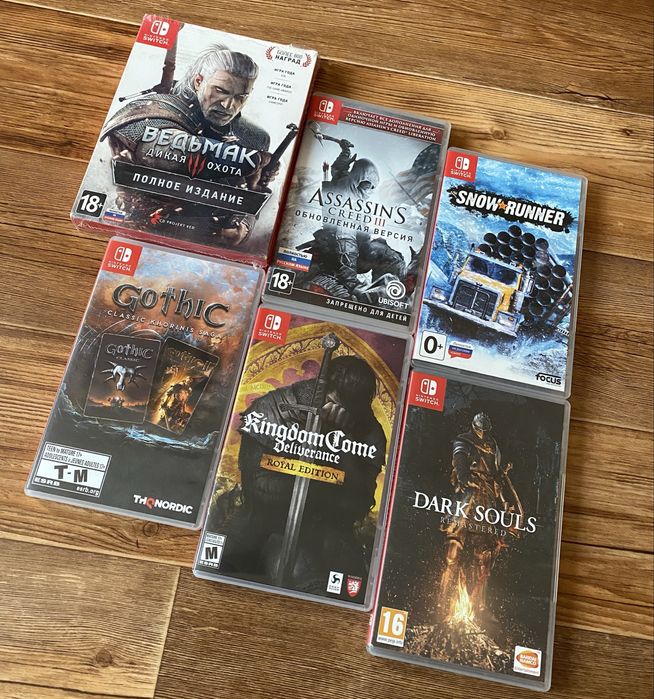 Nintendo Switch: STALKER, Zelda, Metroid, Ведьмак, Gothic,It takes two