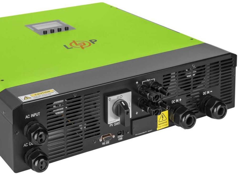 Гібридний сонячний інвертор 5.5кв, 4-AGM 150А 12V, БМС-48V