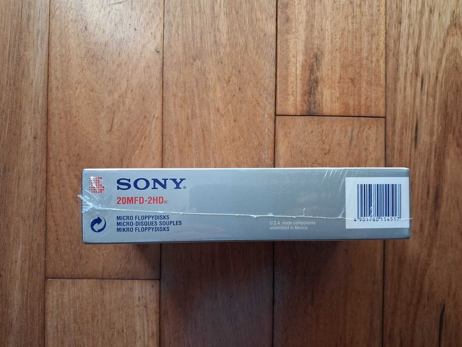 Caixa de 20 Disquetes Novas Sony 2HD 3.5" 2MB