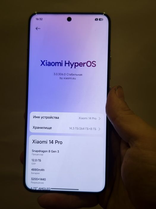 Xiaomi Mi 14 pro 12/256,CN