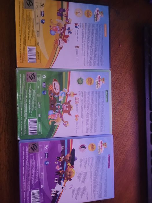 DVD x 3 Baby TV Poznajemy kolory/Wesołe zwierzaki/Śpiewamy piosenki