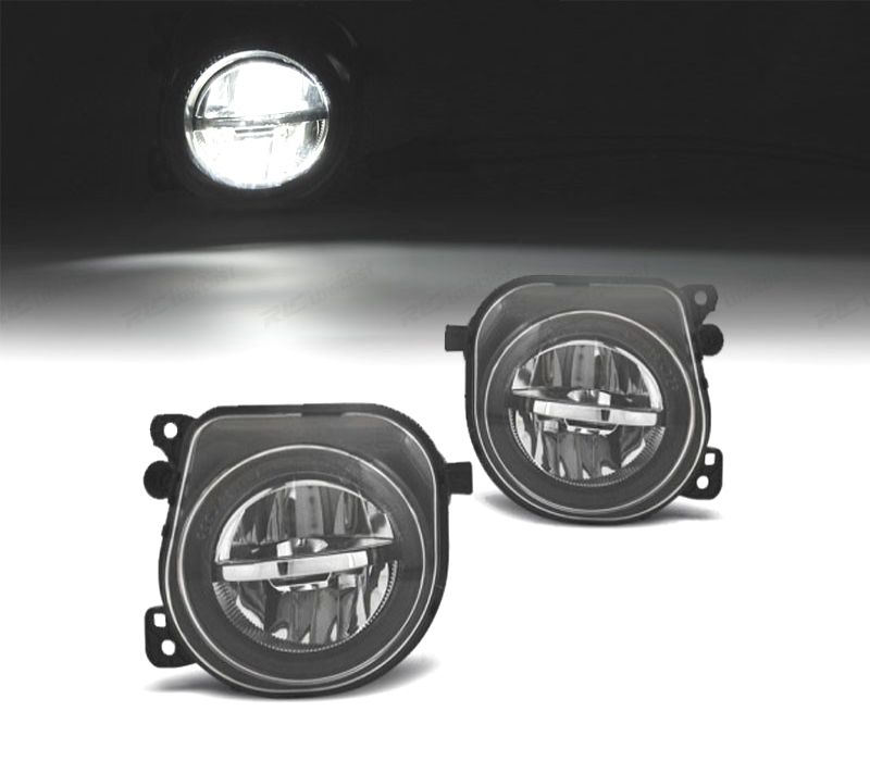 FAROIS NEVOEIRO BMW F10 F11 F07 LCI 13-16 LED VIDRO CROMADO