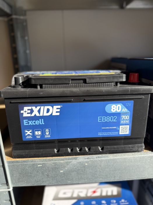 Akumulator EXIDE EB802 12V 80Ah 700A