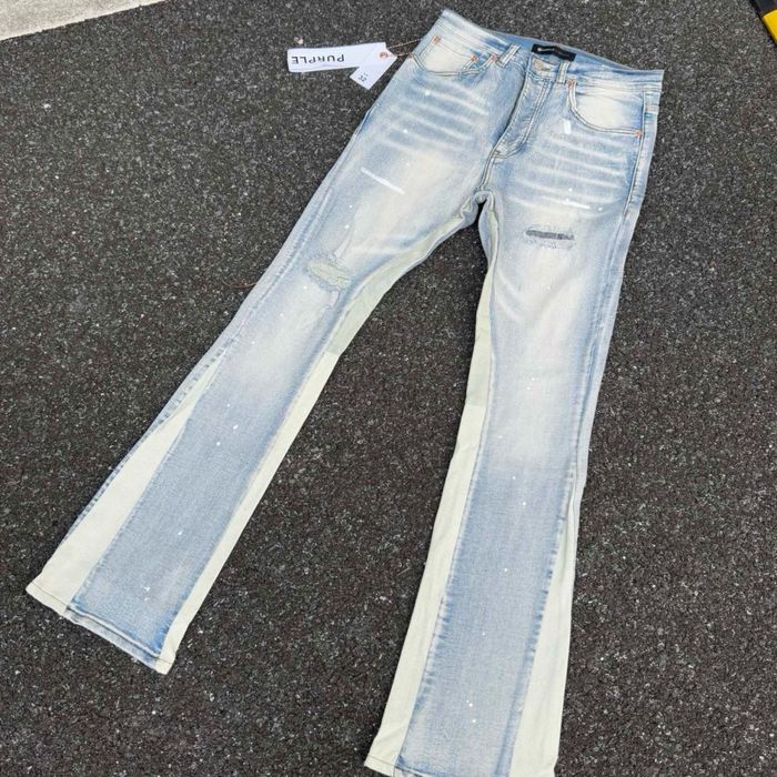 Purple flared jeans/purple флерд джинсы