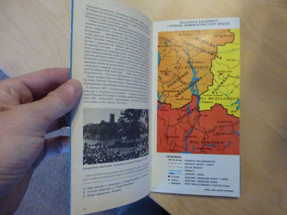 Kruszwica i okolice. Józef Aleksandrowicz 1984 PRL