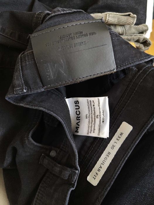 Джинсы Marcus jeans Germany w33 stretch dark grey.
