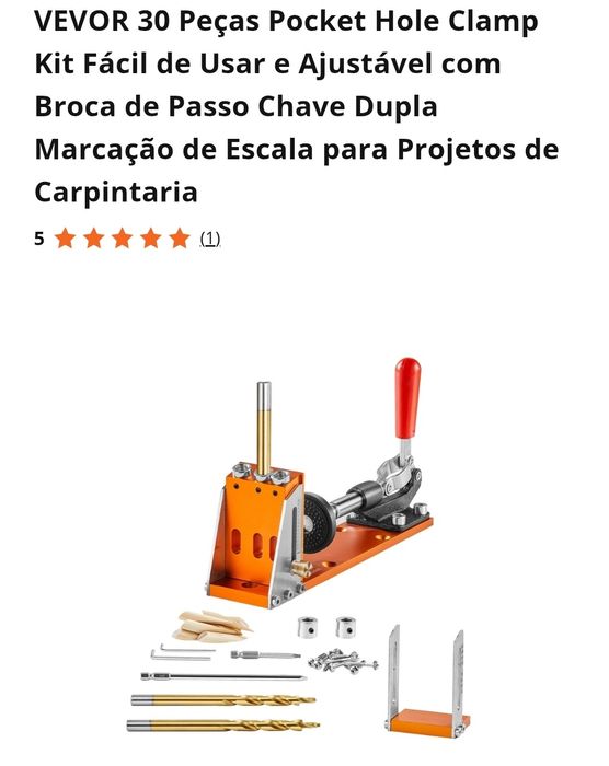Kit para furos projetos carpintaria Vevor